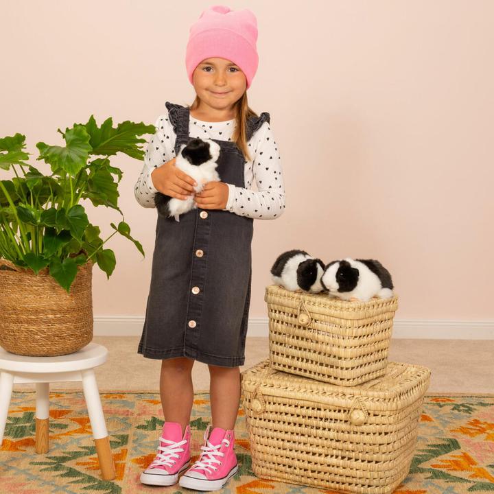 Produktbild Teddy Hermann Meerschweinchen schwarz/weiss 20cm (7 cm)