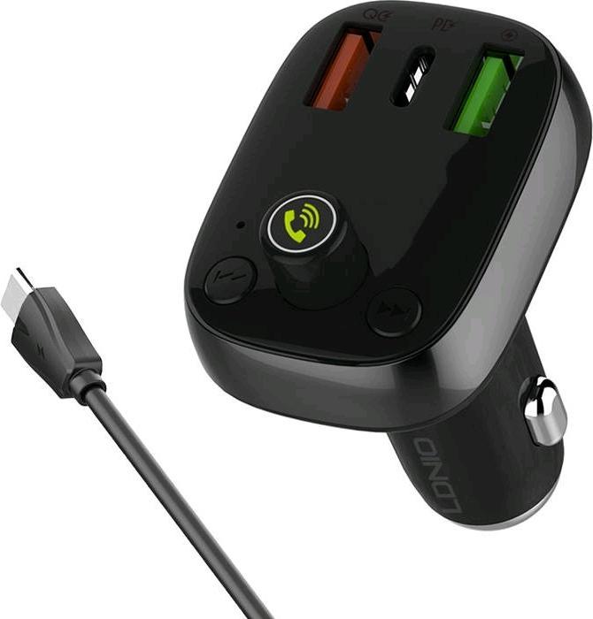 Immagine prodotto Ldnio Bluetooth C704Q 2USB, USB-C Trasmettitore FM + cavo USB-C