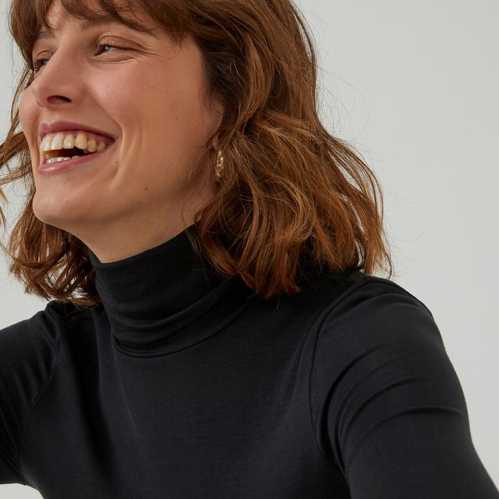 Produktbild La Redoute Collections Rollkragenshirt mit langen Ärmeln (L)