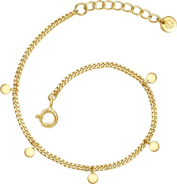 Glanzstücke München Damen Sterling Silber gelbgold - 30452 (15 cm, Sterling Silber)
