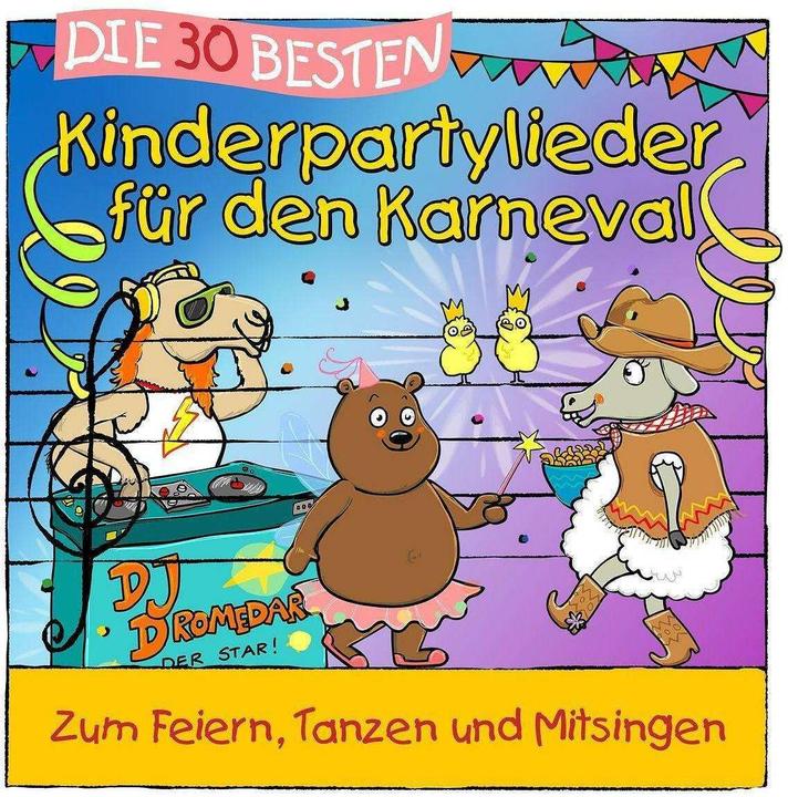Image du produit Les 30 meilleures chansons de fête pour enfants pour le carnaval (Simone Sommerland, Karsten Bonheur, Allemand)