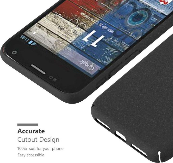 Actual product image Cadorabo Hard Cover Frosty Cover (Motorola Moto G2 (2nd Gen))