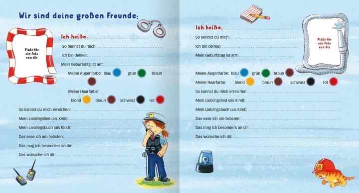 Produktbild Magni Meine Kindergarten-Freunde (Im Einsatz): Freundebuch für Jungen und Mädchen ab 3 Jahren (Deutsch, Sabine Kraushaar, 2021)