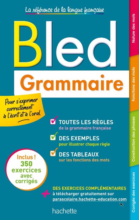 Image du produit Bled grammaire (Français, Odette Bled, Édouard Bled, Berlion Daniel, 2021)