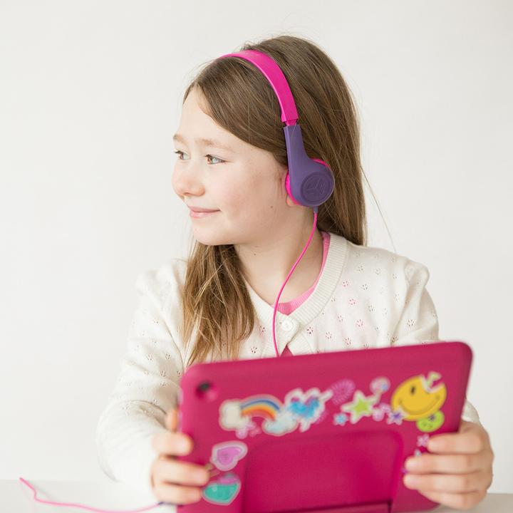 Image du produit JLab Audio JLAB JBuddies Pop Casque sur les oreilles rose,filaire