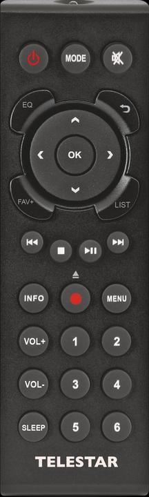 Actual product image Telestar TOP 400 DAB+ Internetradio-Adapter schwarz (DAB+, Web radio, FM, Wi-Fi, Bluetooth)