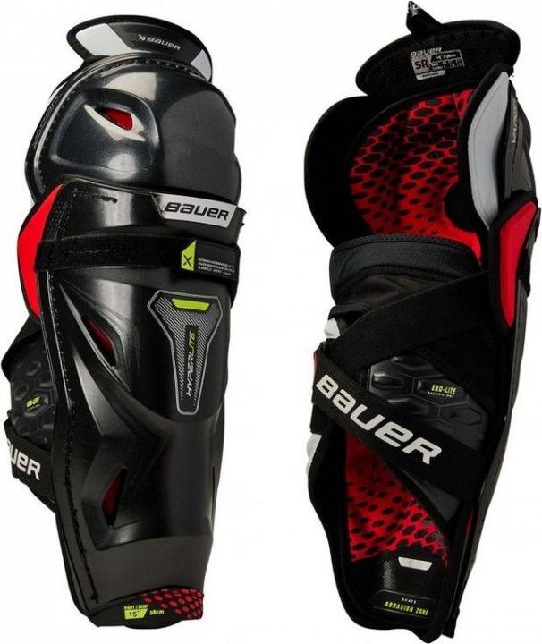 Actual product image Bauer Vapor Hyperlite hockey shin guards INT (13"/33 cm)