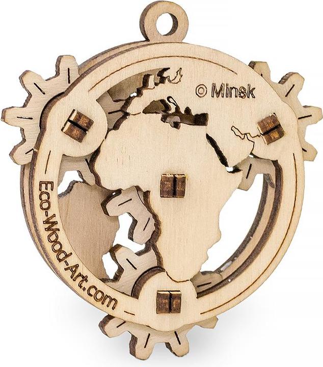 Eco Wood Art 3D Wooden Jigsaw Puzzle - Globe (14 pieces)