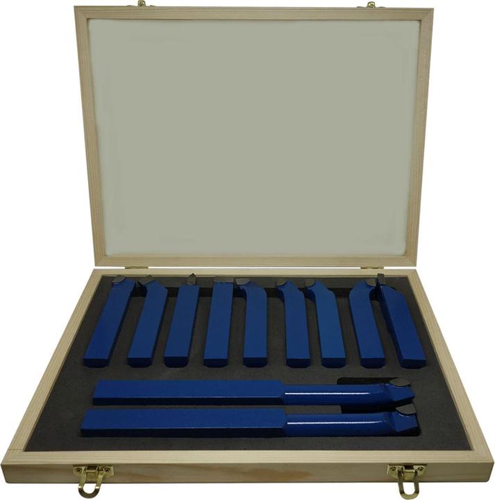 Produktbild Paulimot Drehmeissel-Set 11-teilig mit Hartmetallplatten P30, DIN 4976, 20 mm (20 mm)