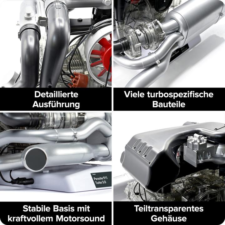 Productafbeelding Franzis Porsche 911 Turbo motor kit