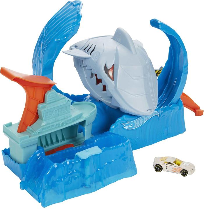 Actual product image Hot Wheels Robo Shark Frenzy Play Set