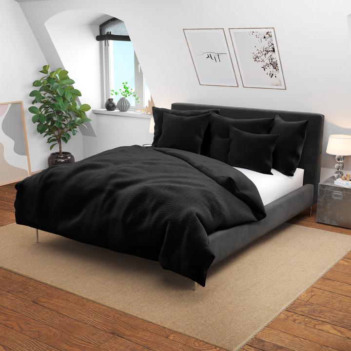 Image du produit Lotus Bettwaren Satin seersucker (Taie d'oreiller, 65 x 100 cm)