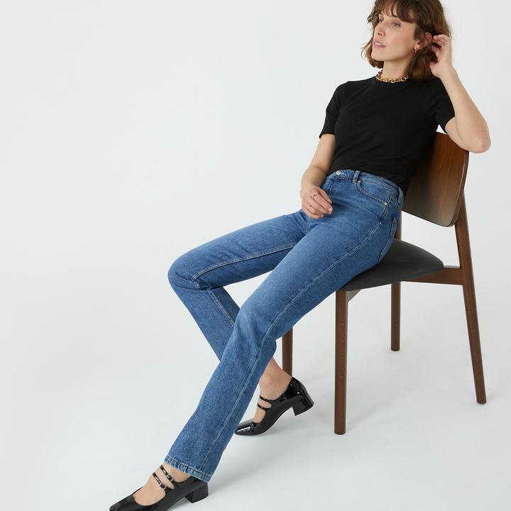 Produktbild La Redoute Collections High-Waist-Jeans (40)