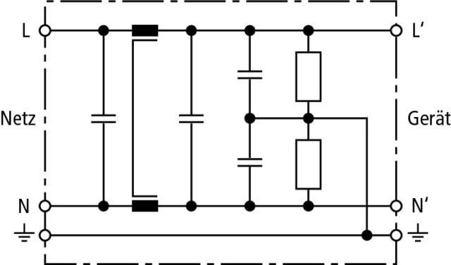 Produktbild Dehn Netzfilter zum Schutz der Netzversorgung 912254