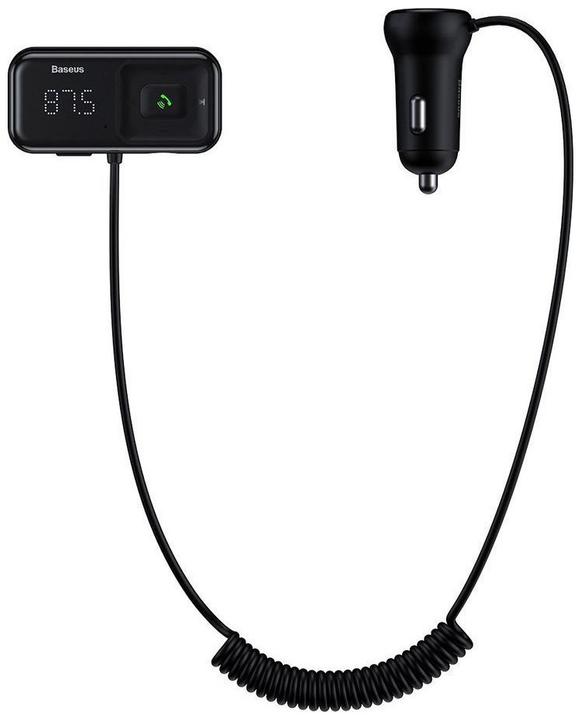 Actual product image Baseus Car Bluetooth MP3 Player T Shaped S-16 Black OS