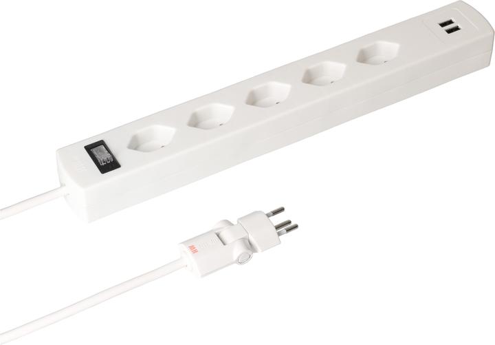 Actual product image Max Hauri Safety-Line (5 x, Type 13, USB-A, 2 m)