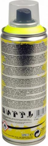 Actual product image Pebeo Decospray Fluo acrylic paint (Neon-yellow, 200 ml)