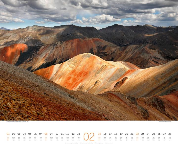 Produktbild Phantastische Landschaften Kalender 2026 (54 x 48 cm, Harter Einband, Deutsch, Französisch, Englisch)