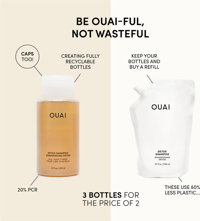 Produktbild Ouai Detox (300 ml, Flüssiges Shampoo)