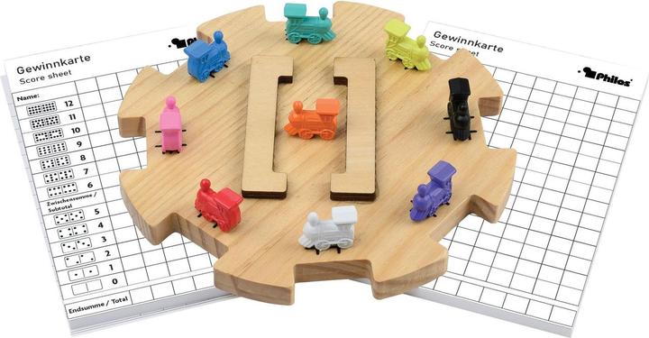 Produktbild Philos Domino Mexican Train - Erweiterungs-Set (Englisch, Deutsch, Französisch, Italienisch)