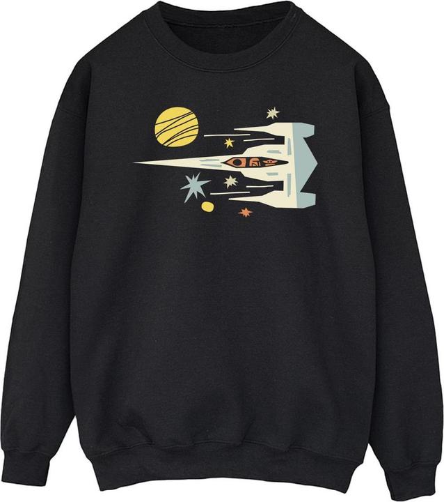 Star Wars The Mandalorian Cutout Ship Sweatshirt (L)