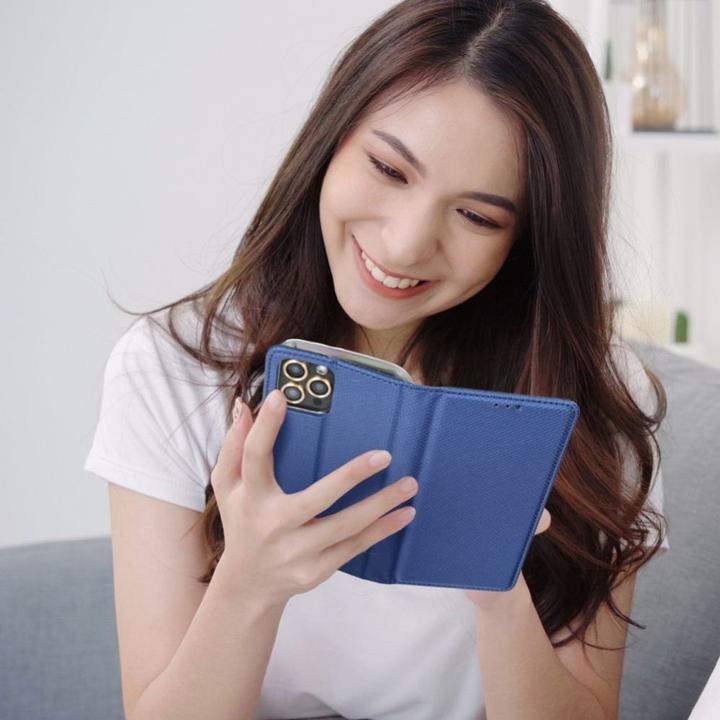Image du produit OEM Back panel cover SMART CASE Book for HONOR 200 Lite navy (Honor 200 Pro)