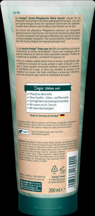 Nutritional values and ingredients Kneipp Kleine Auszeit (200 ml)
