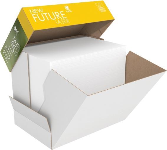 Actual product image UPM Paper Papir til sort/hvid-print New Future Lasertech, multibox, A4, 80 g, 2.500 ark