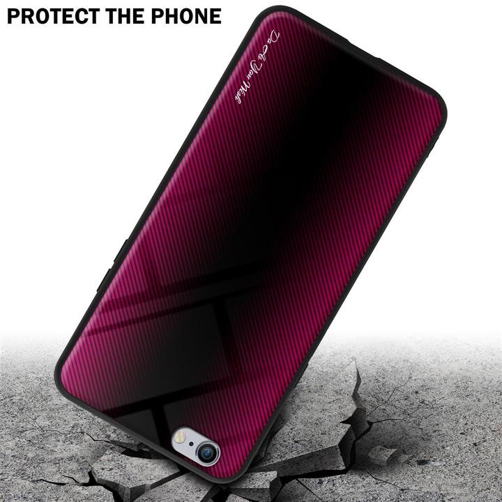 Image du produit Cadorabo TPU Couverture en verre rayé (Apple iPhone 6 Plus)