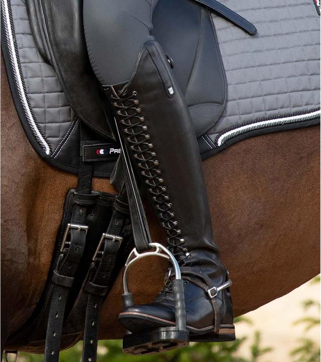 Image du produit Premier Equine bottes d'équitation en cuir à lacets maurizia wide large (41)