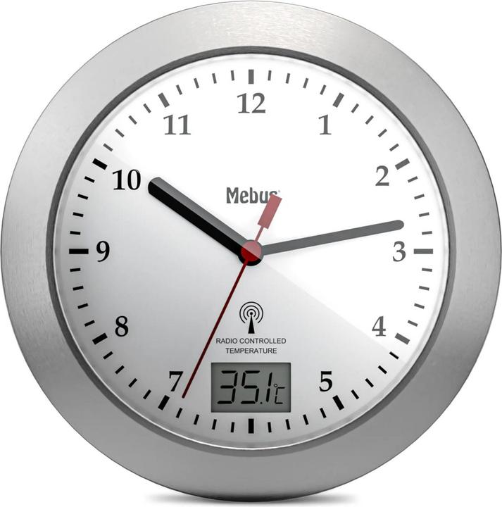 Productafbeelding Mebus MEB radiografische badkamerwekker w.SN sil (17 cm)