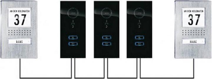 Actual product image Modern-Electronics m-e ADV 110.1 Ground floor door intercom (Cable)