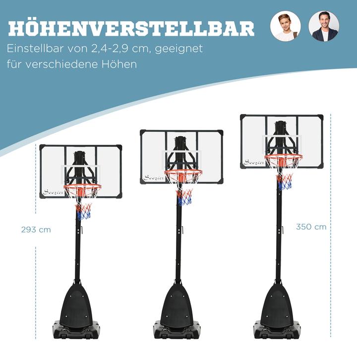Actual product image SportNow Basketball stand with extendable stand