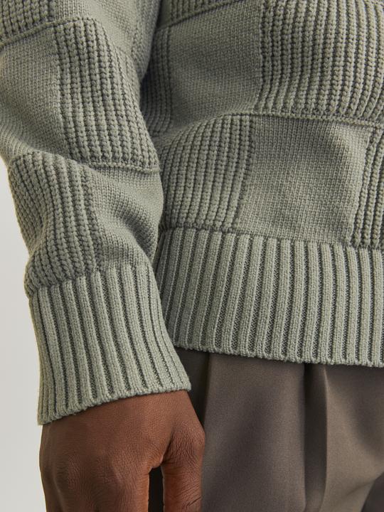 Actual product image Jack & Jones Checked knitted jumper Knitted jumper (S)