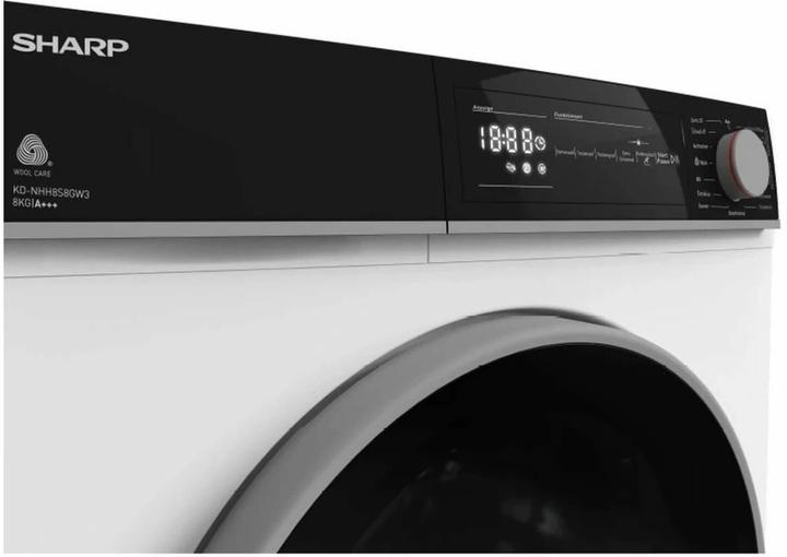 Immagine prodotto Sharp KD-NHH8S8GW3-DE (8 kg, A destra, Spina UE)