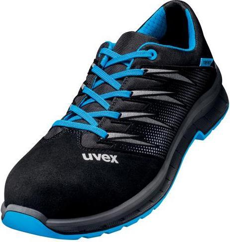 Actual product image Uvex Safety 2 trend low shoes S2 69398 blue, black width 11 size 52 (S2, 52)