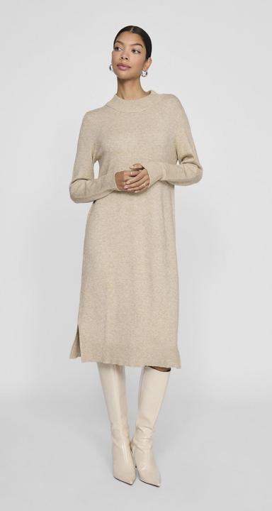 Actual product image Vila Long Sleeve Scoop Neck Midi Dress (XL)