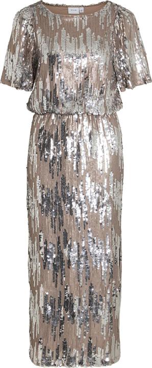 Vila Viamaya S/S Sequin Ankle Dress/Dc (36)