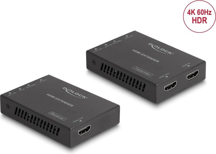 Actual product image Delock HDMI Extender Set über Cat.6 Kabel 4K 60 Hz 50 m