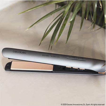 Actual product image Cecotec 880 HidraProtect Tourmaline Hair Straightener with Keratin and Argan Oil Coating and Ionic Function (Straightening iron)