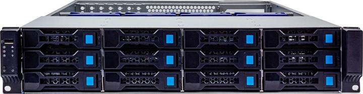 Image du produit Fantec SRC-2612X07-12G, Boîtier de stockage 2U 680mm sans alimentation électrique
