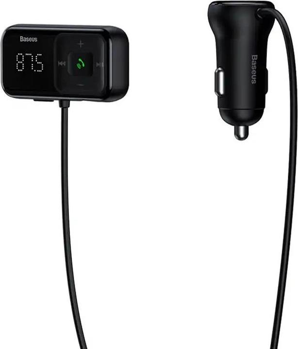 Actual product image Baseus Car Bluetooth MP3 Player T Shaped S-16 Black OS