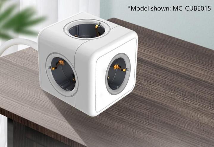 Actual product image MicroConnect Power cube, 5 Schuko outlets (5 x, CEE 7/3, 1.50 m)