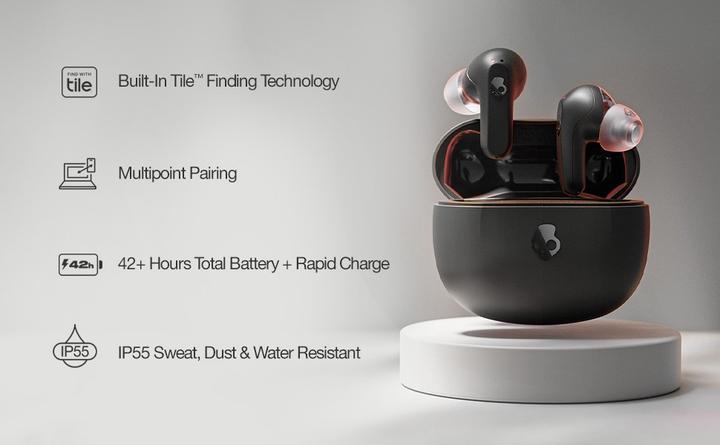 Image du produit Skullcandy Rail (pas de réduction du bruit, 9 h, Sans fil)