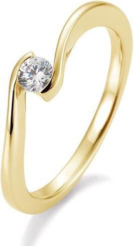 Breuning Ring Schwung 0,05-0,30ct. (56, 750/18 K Gold)