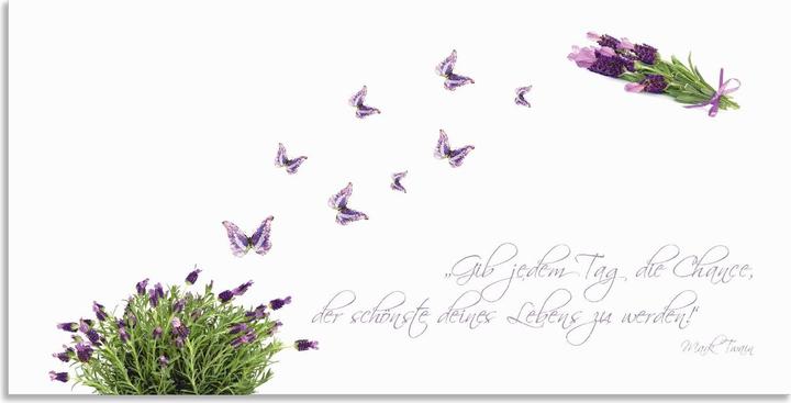 Image du produit Artland Papillons violets sur lavande