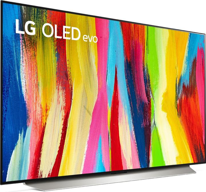 Actual product image LG evo OLED48C26LB 48 4K Ultra HD OLED SmartTVsilver, G (48", OLED, 4K, 2022)