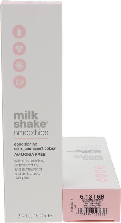 Milk_Shake Vopsea semi-permanenta Smoothies 6.136B, Blond Inchis Bej, 100ml (6.136B Dark Beige Blond)