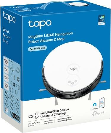 Productafbeelding TP-Link TAPO RV20 MOP - MagSlim LiDAR stofzuig- en dweilrobot (Stofzuigrobot)