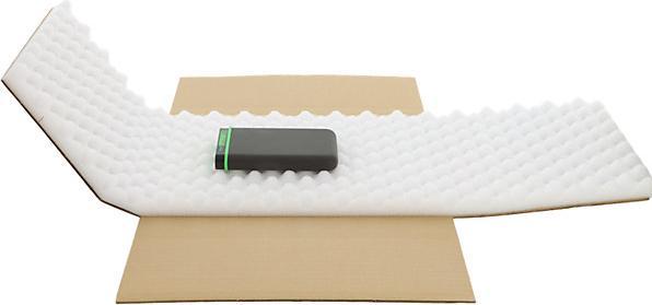 Immagine prodotto kaiserkraft Imballaggio incrociato, con imbottitura in materiale espanso, dimensioni interne (1 x)